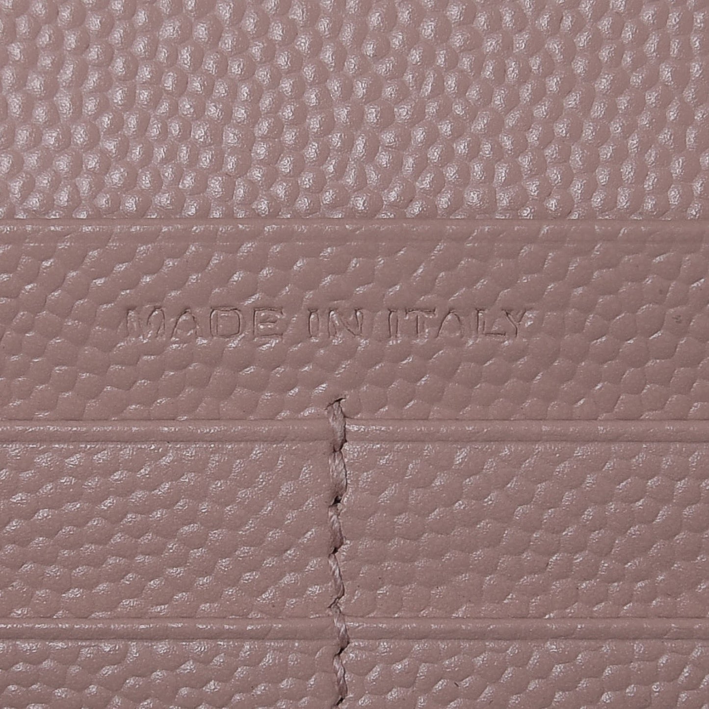 Grain De Poudre Matelasse Chevron Monogram Wallet Pale Pink