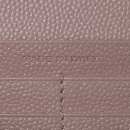 Saint Laurent Grain De Poudre Matelasse Chevron Monogram Wallet Pale Pink 7 of 12
