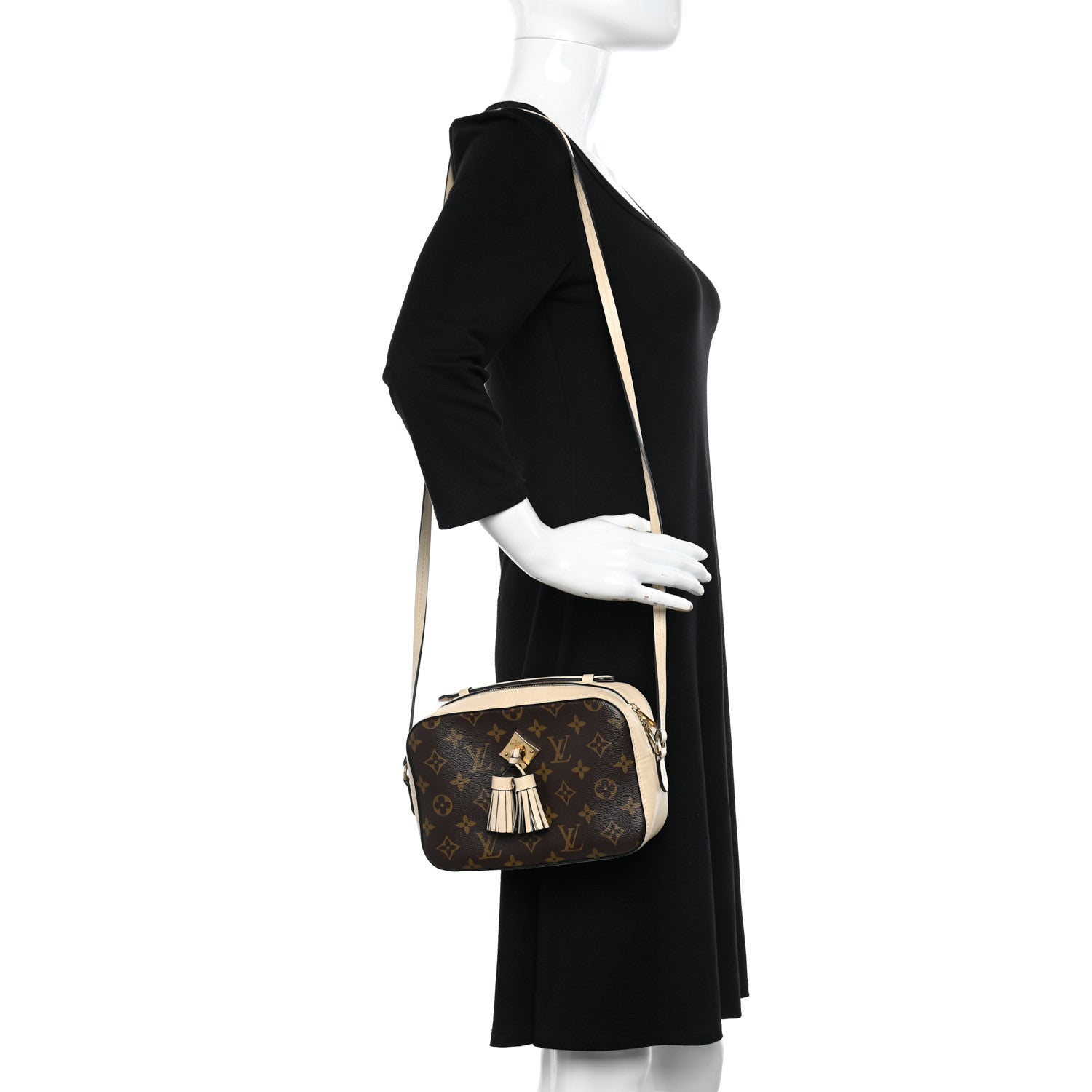 Louis Vuitton Monogram Saintonge Creme 2 of 13