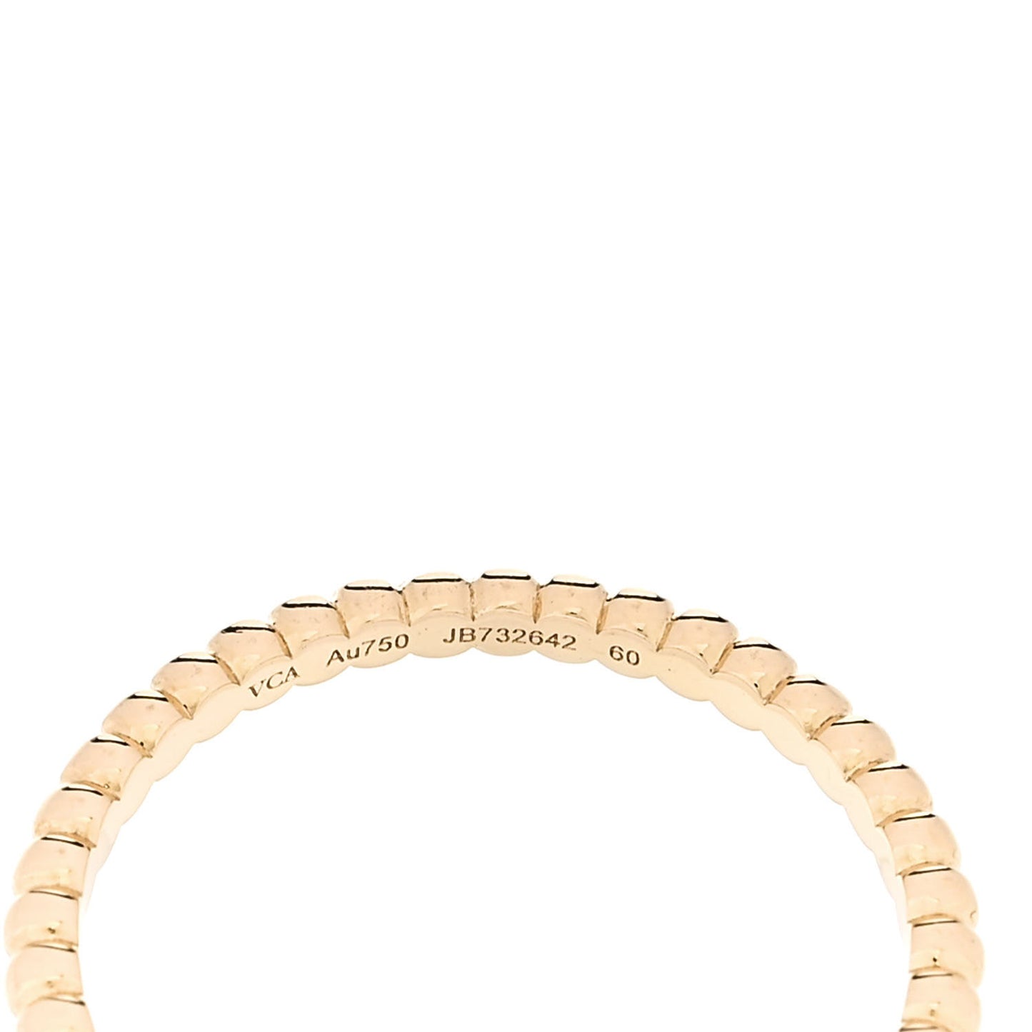 18K Yellow Gold Small Perlee Ring 60 9