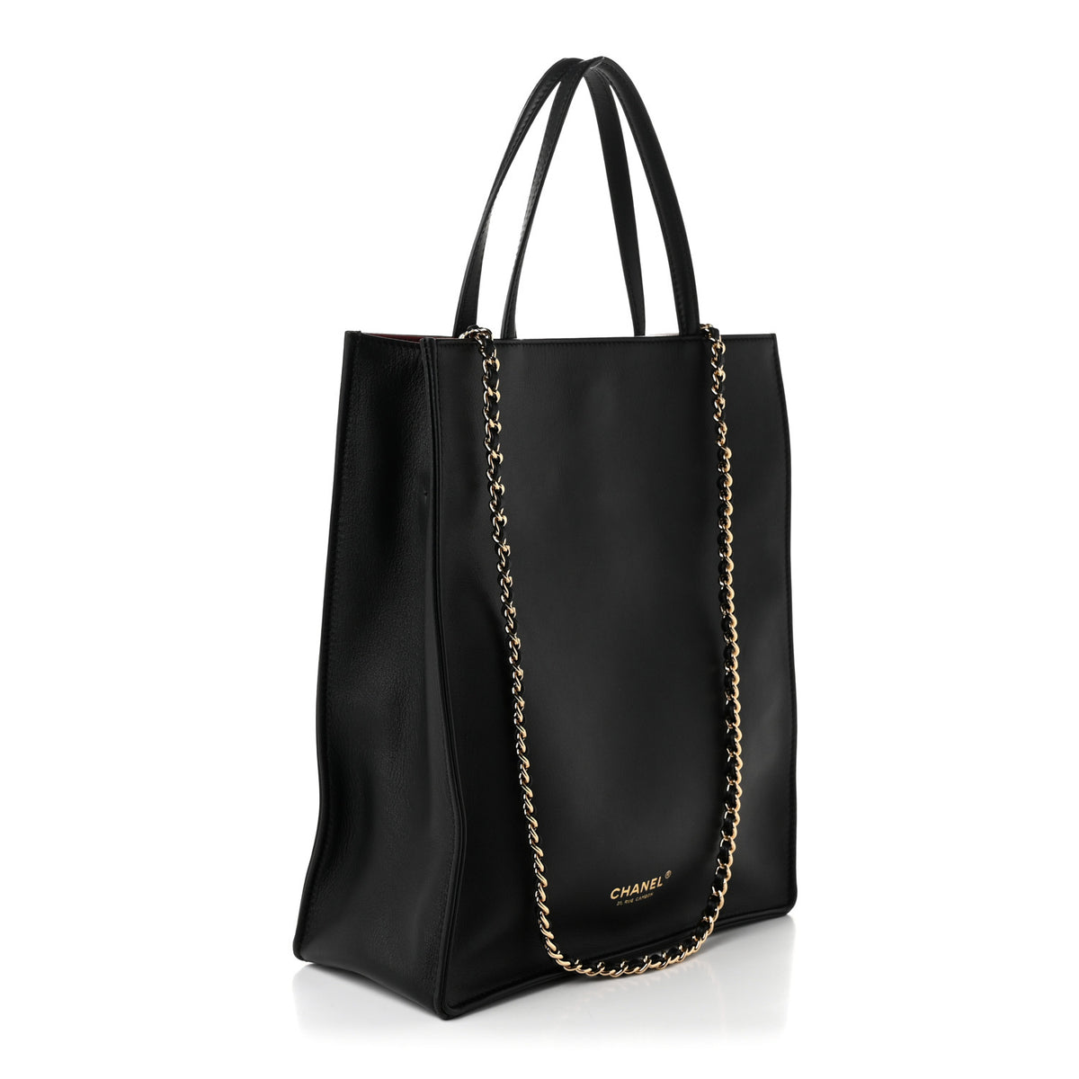 Chanel Calfskin Small Shopping Bag Black 3 of 10