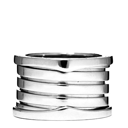 Bulgari 18K White Gold B.Zero1 Five-Band Ring 50 5.25 3 of 6