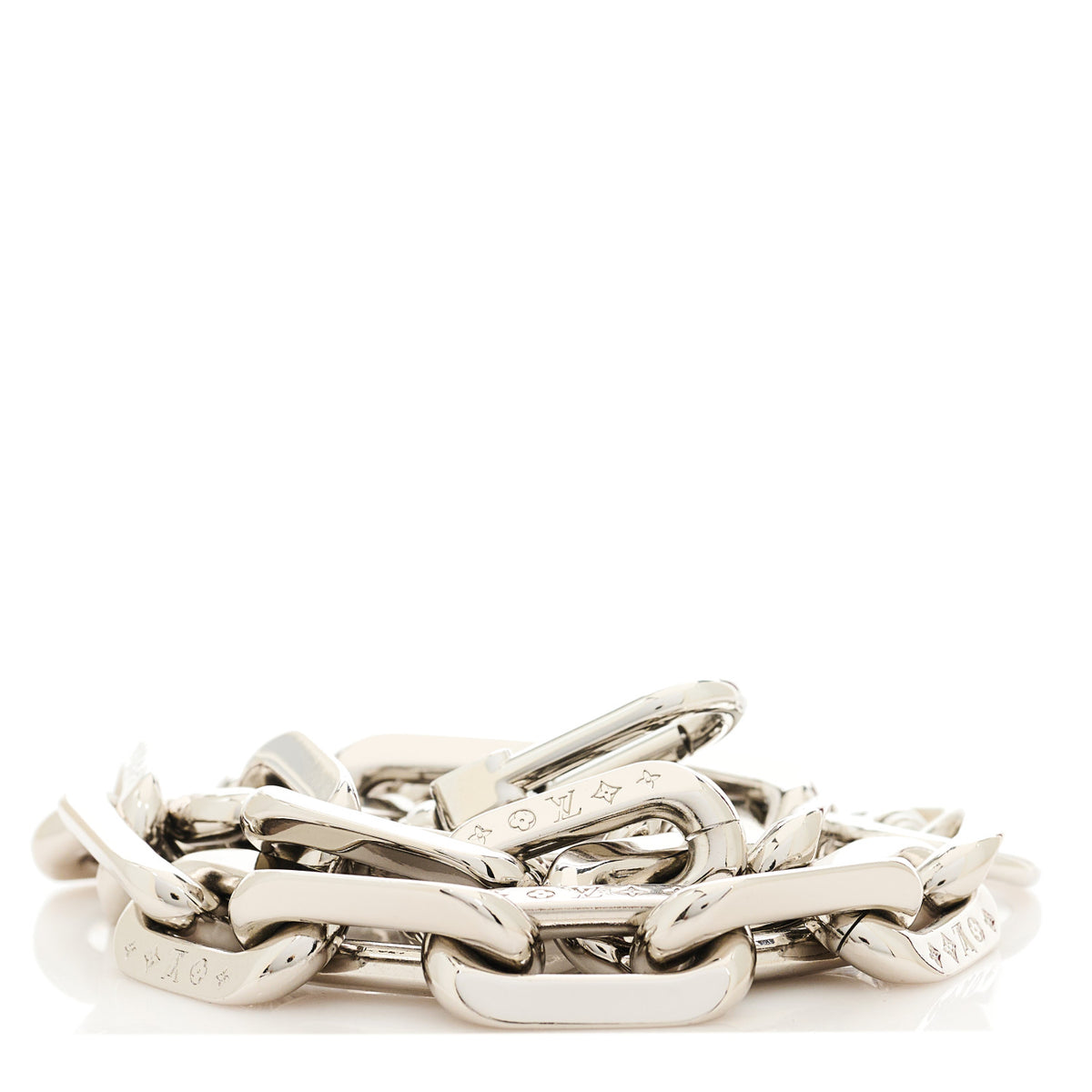 Louis Vuitton Metal Coussin Chain Strap Silver 2 of 3