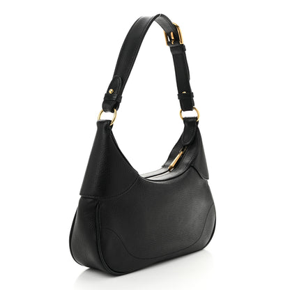 Gucci Goatskin Small Aphrodite Shoulder Bag Black 3 of 11