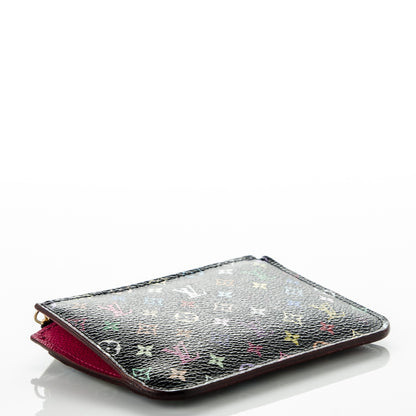 Louis Vuitton Monogram Multicolor Key Pouch Black Grenade 4 of 7