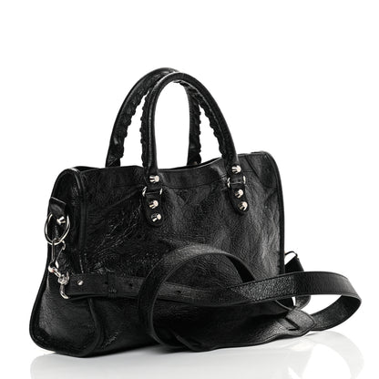 Balenciaga Agneau Classic Silver Hardware S City Black 3 of 10