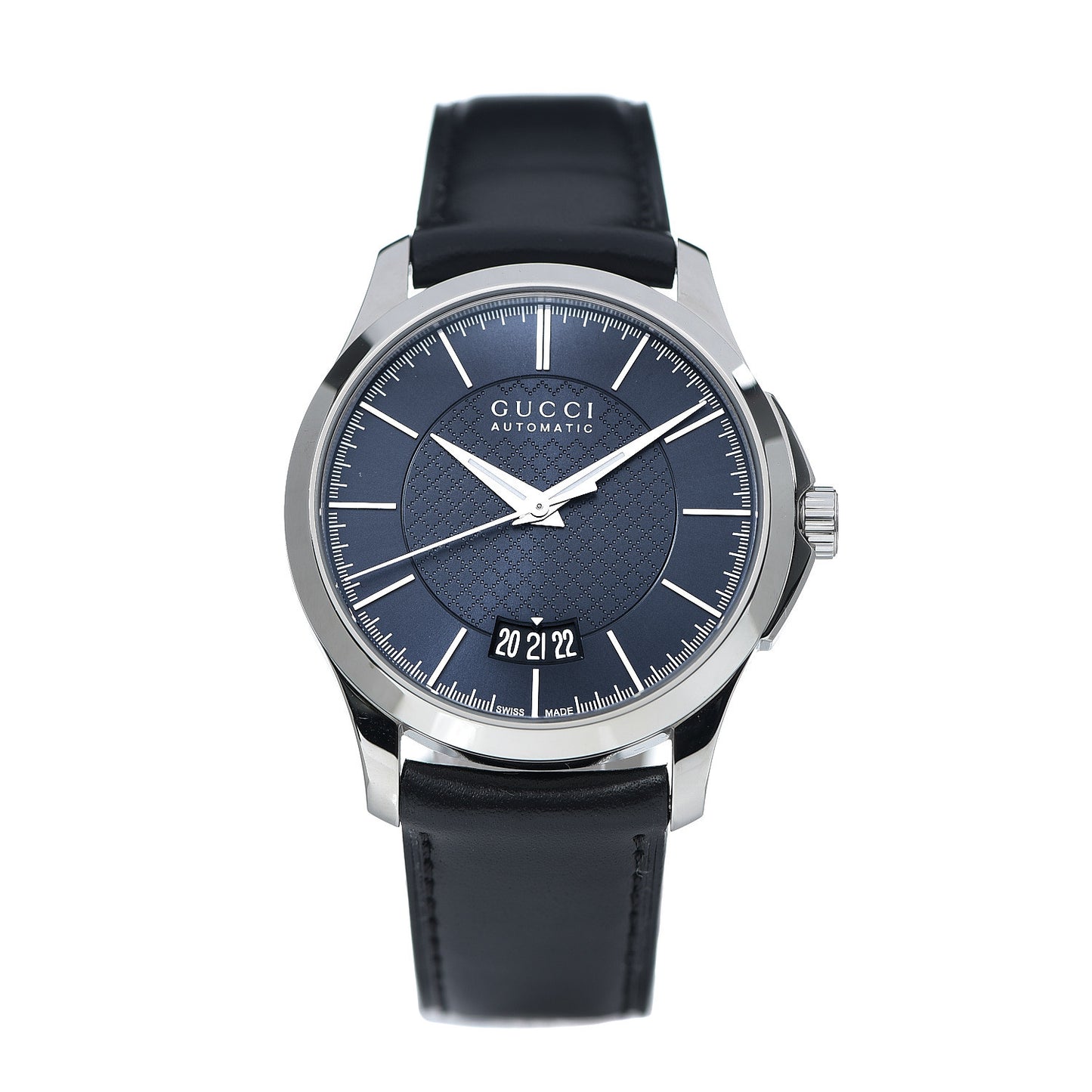 Stainless Steel Calfskin 38mm G-Timeless Automatic Watch Blue