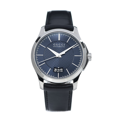 Gucci Stainless Steel Calfskin 38mm G-Timeless Automatic Watch Blue 1 of 5