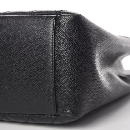 Chanel Caviar Quilted Grand Shopping Tote GST Black 9 of 13