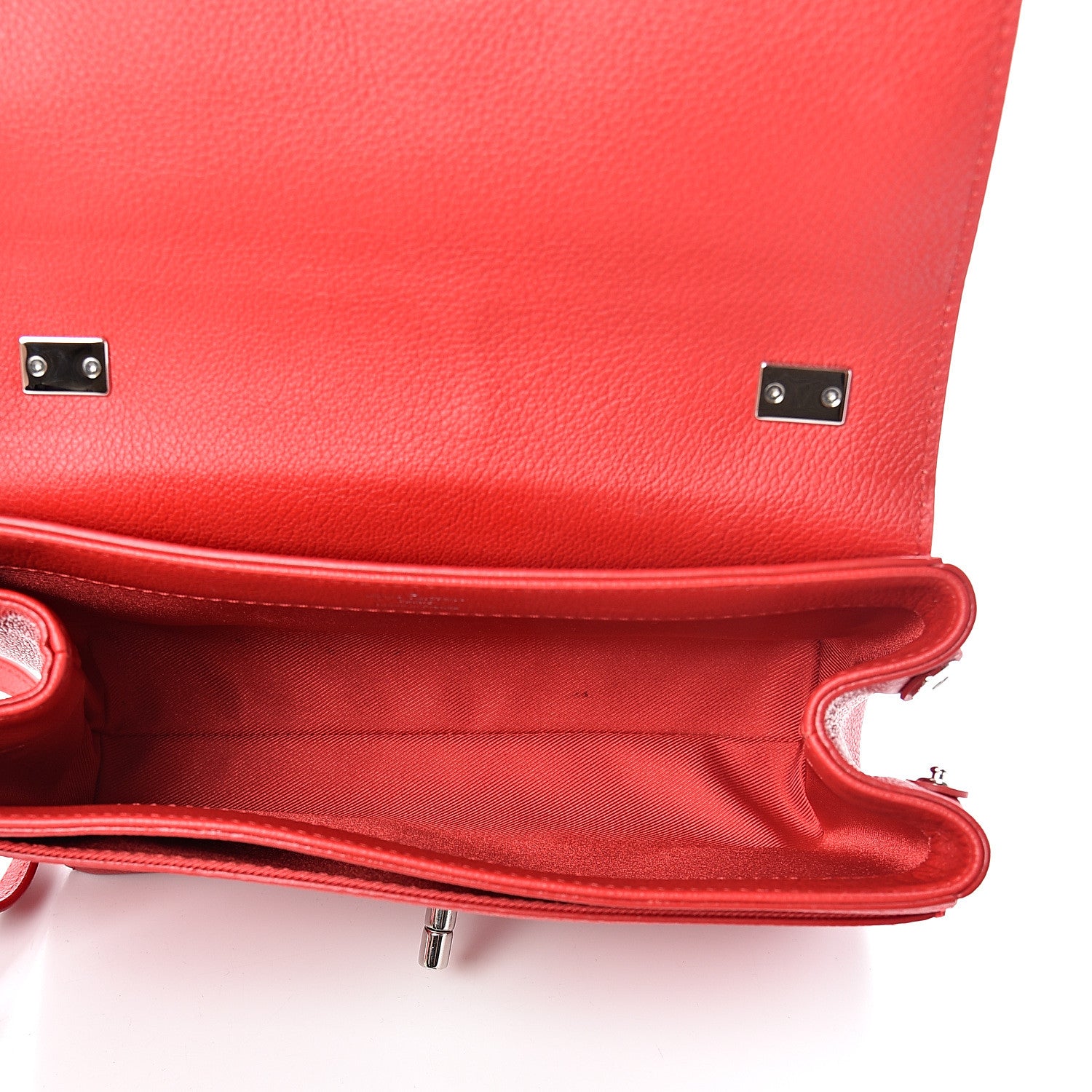 Louis Vuitton Calfskin Lockme II Chain Bag BB Rubis 4 of 11