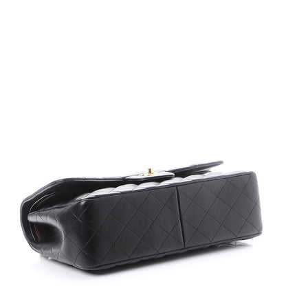 Chanel Lambskin Quilted Jumbo Double Flap Black 5 of 10