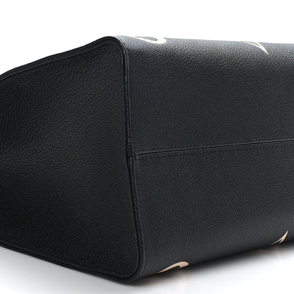 Louis Vuitton Empreinte Monogram Giant Onthego MM Black Beige 7 of 8