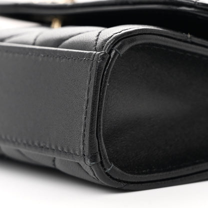 Chanel Lambskin Quilted Trendy CC Flap Phone Holder With Chain Black 10 of 11