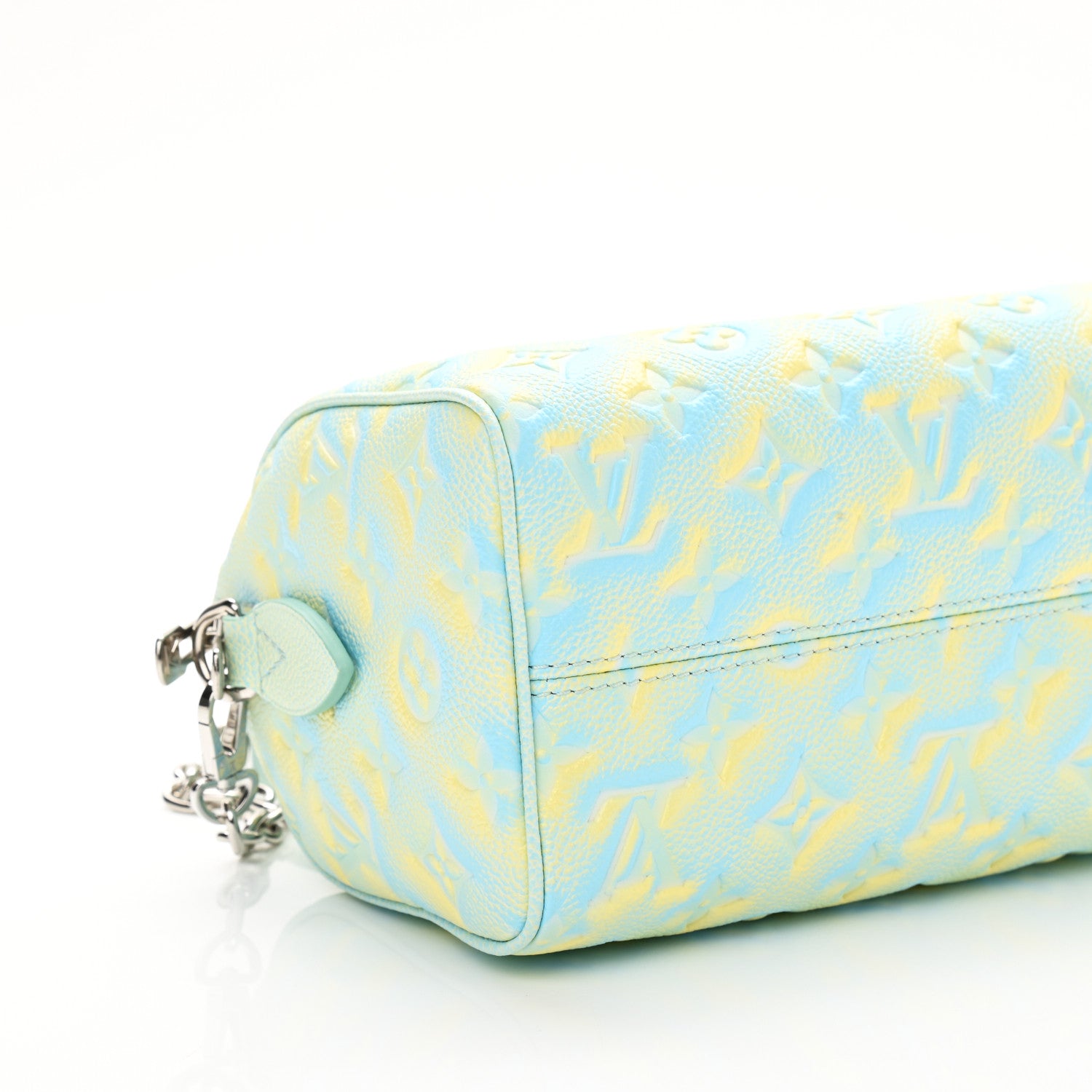 Louis Vuitton Empreinte Monogram Summer Stardust Speedy 20 Water Green 7 of 9