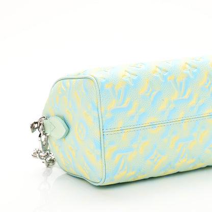 Louis Vuitton Empreinte Monogram Summer Stardust Speedy 20 Water Green 7 of 9