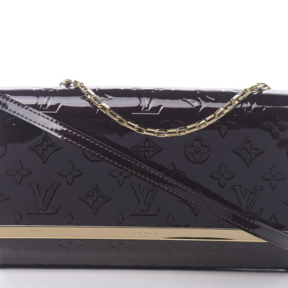 Louis Vuitton Vernis Ana Clutch Amarante 9 of 10