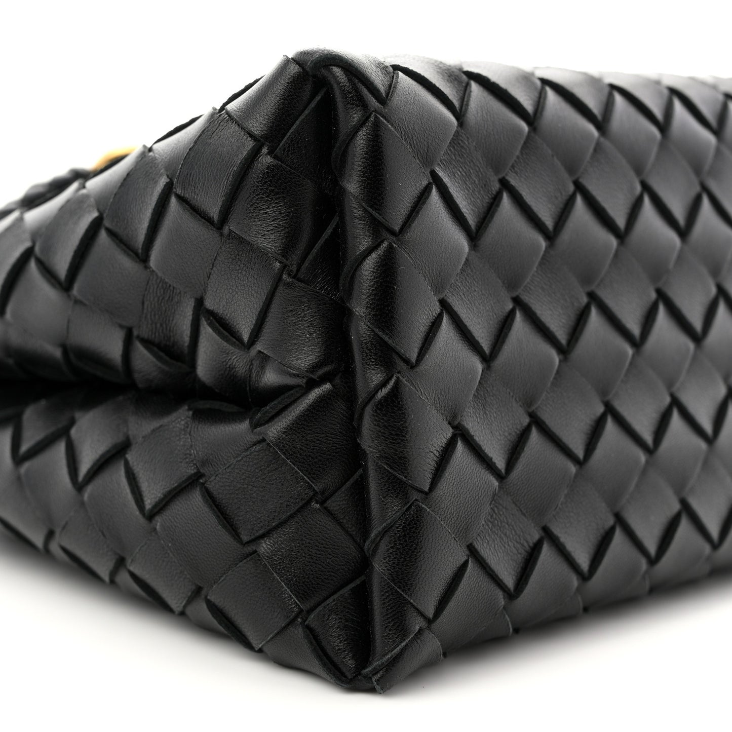 Nappa Intrecciato Small Andiamo Shoulder Bag Black