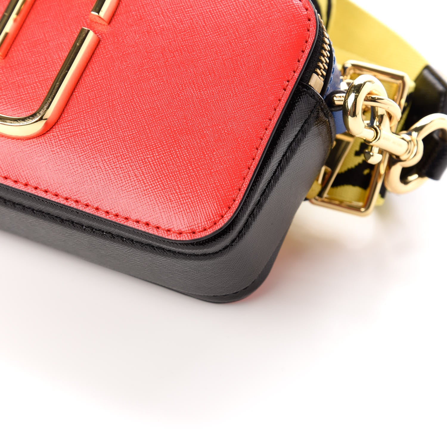 Marc Jacobs Saffiano Small Snapshot Camera Bag Red Multicolor 9 of 9