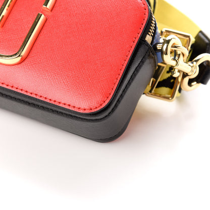 Marc Jacobs Saffiano Small Snapshot Camera Bag Red Multicolor 9 of 9