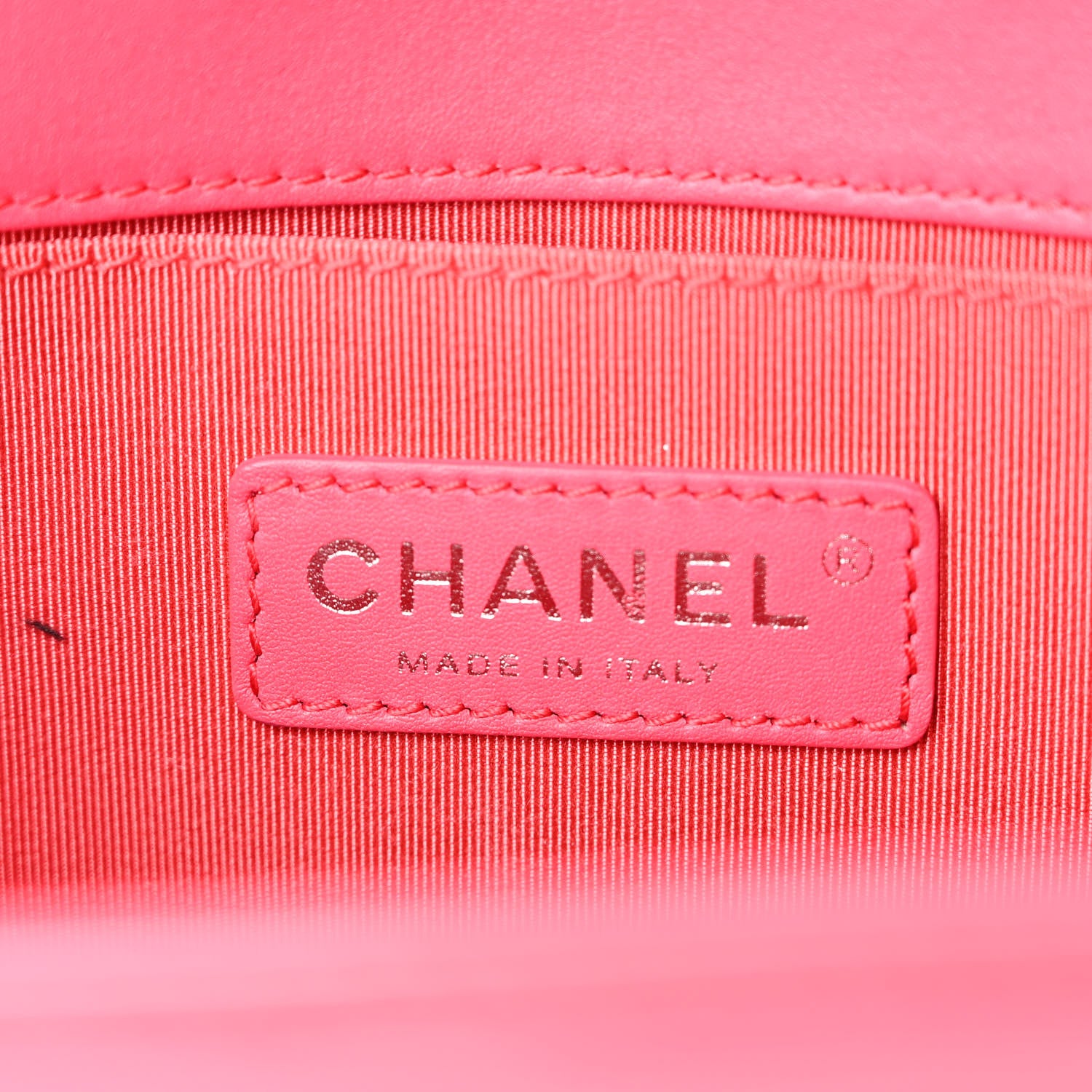 Chanel Patent Calfskin Enamel Quilted Medium Boy Flap Dark Pink 6 of 9