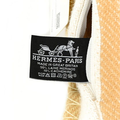 Hermes Wool Cashmere Avalon Vibration Pillow PM Tisane 3 of 3