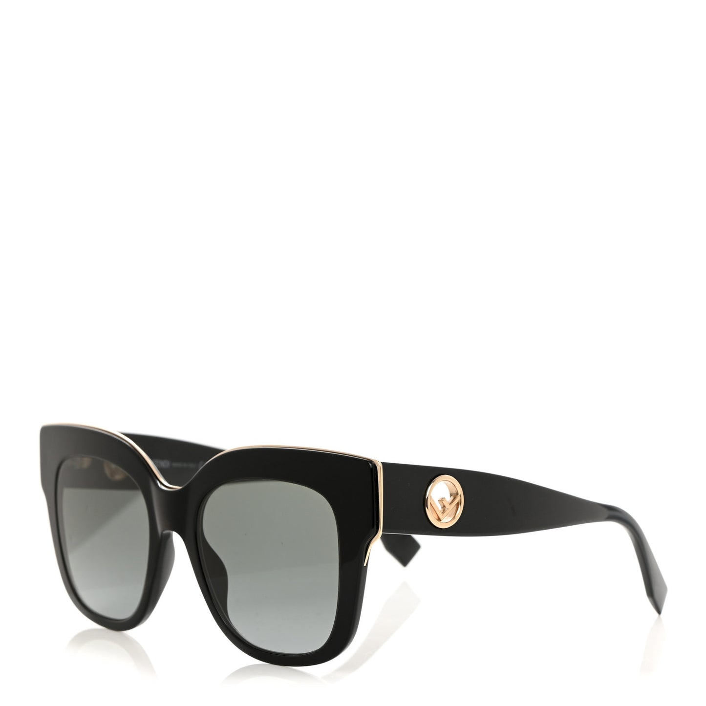 Acetate F is Fendi Sunglasses FF 0359/G/S Black