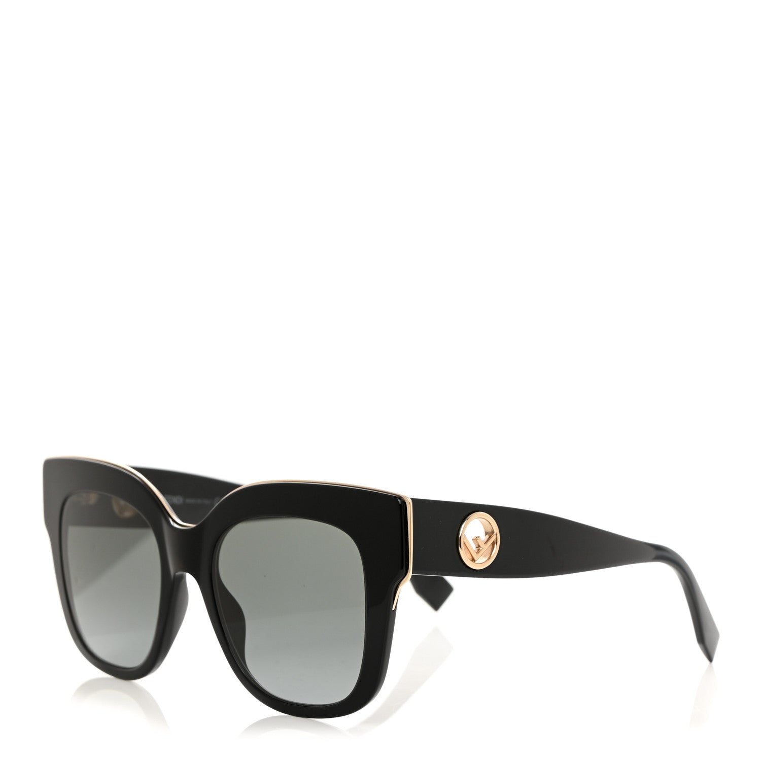 Fendi Acetate F is Fendi Sunglasses FF 0359/G/S Black 1 of 7