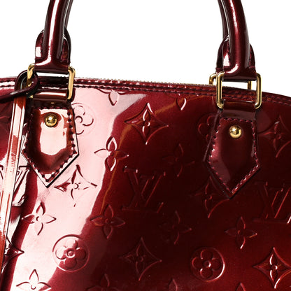 Louis Vuitton Vernis Alma PM Rouge Fauviste 9 of 11