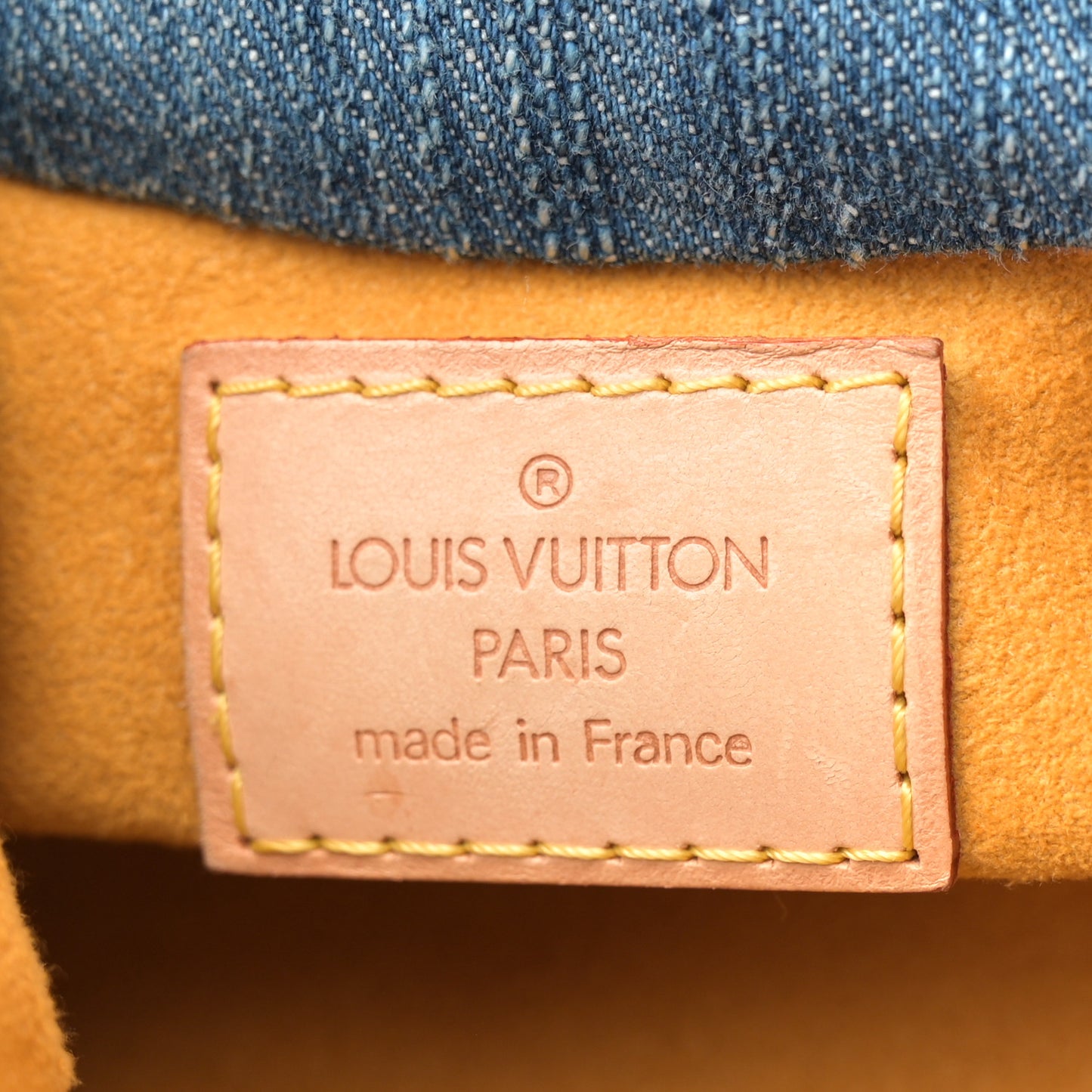 Monogram Denim Pleaty Blue