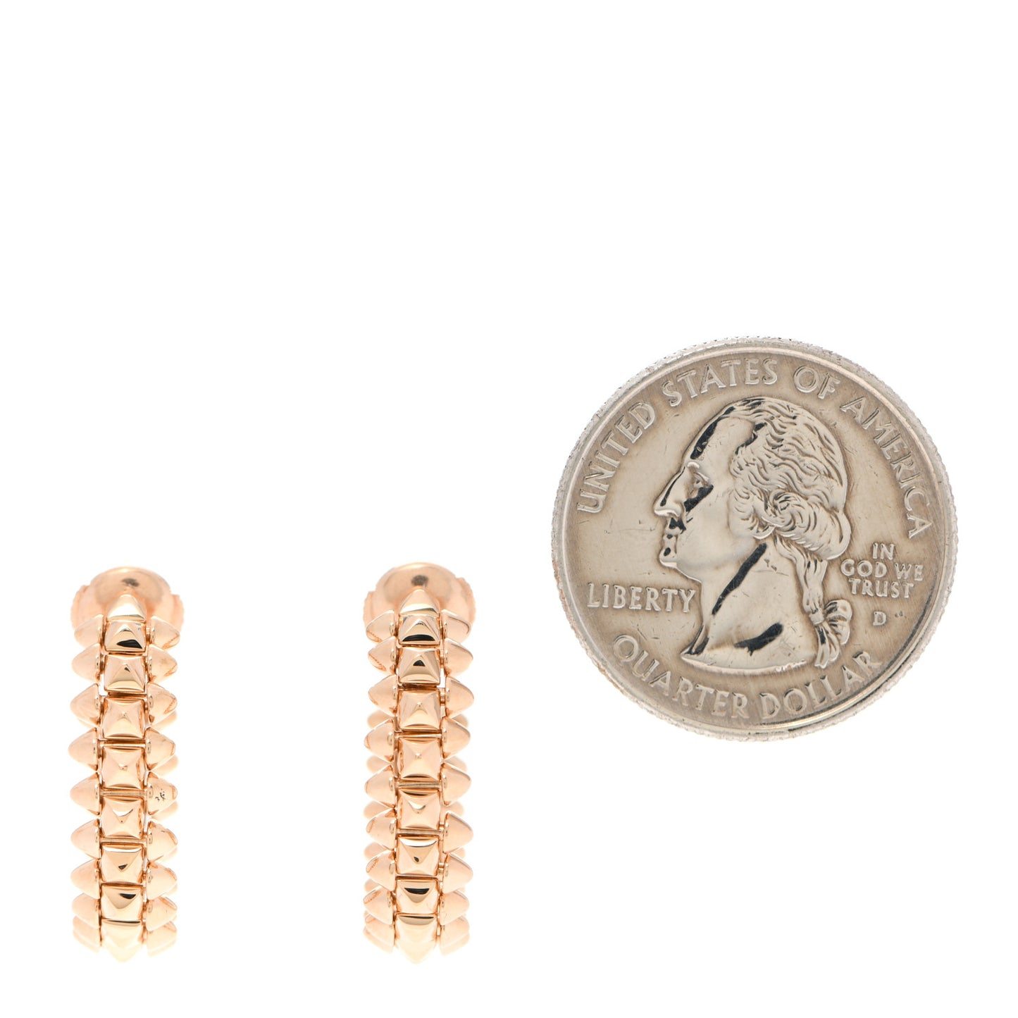 18K Pink Gold Small Clash de Cartier Earrings