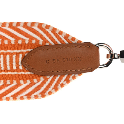 Hermes Toile Swift 50mm Sangle Cavale Shoulder Strap Ecru Abricot 4 of 5