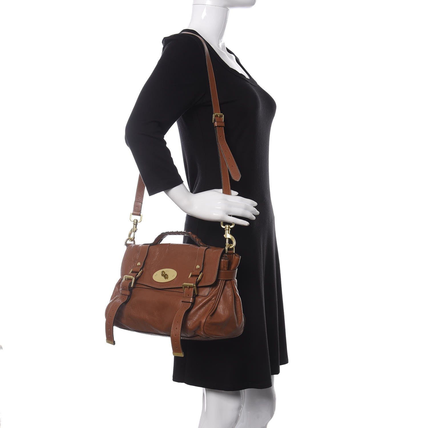 Mulberry Soft Buffalo Medium Alexa Oak 2 of 9