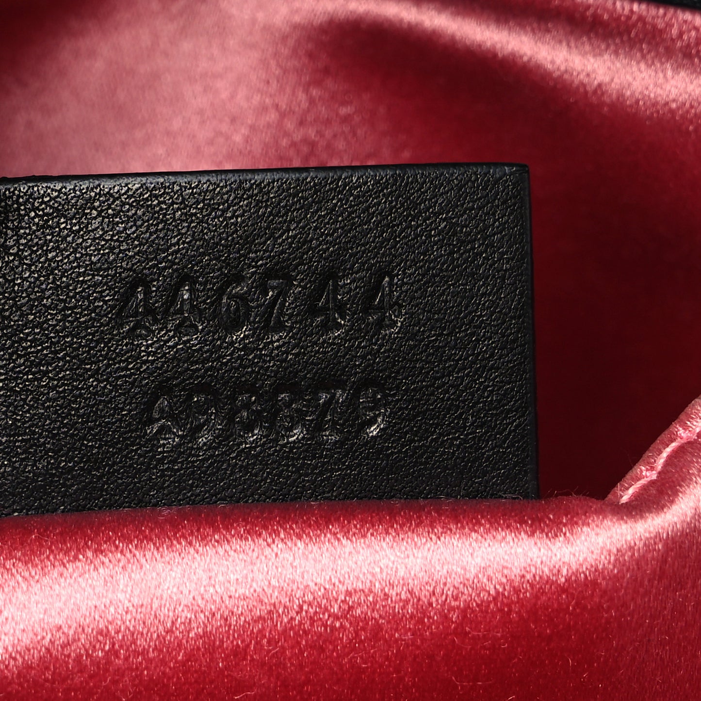 Velvet Matelasse Mini GG Marmont Shoulder Bag Black