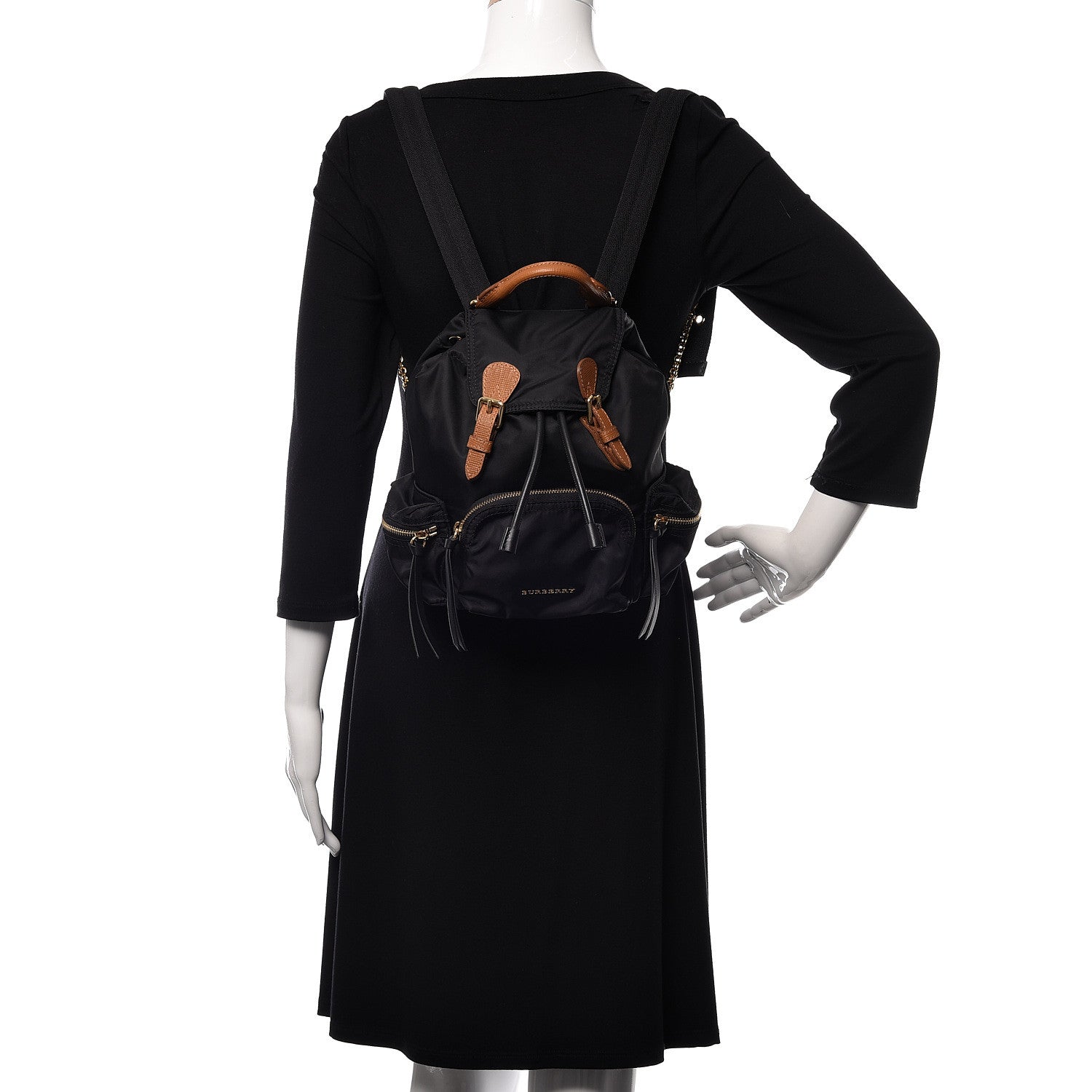 Burberry Nylon Small Rucksack Backpack Black 2 of 10