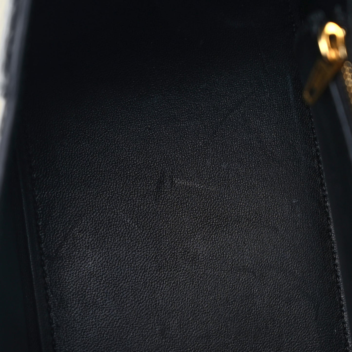 Shiny Calfskin Crocodile Embossed Small Hourglass Top Handle Bag Black