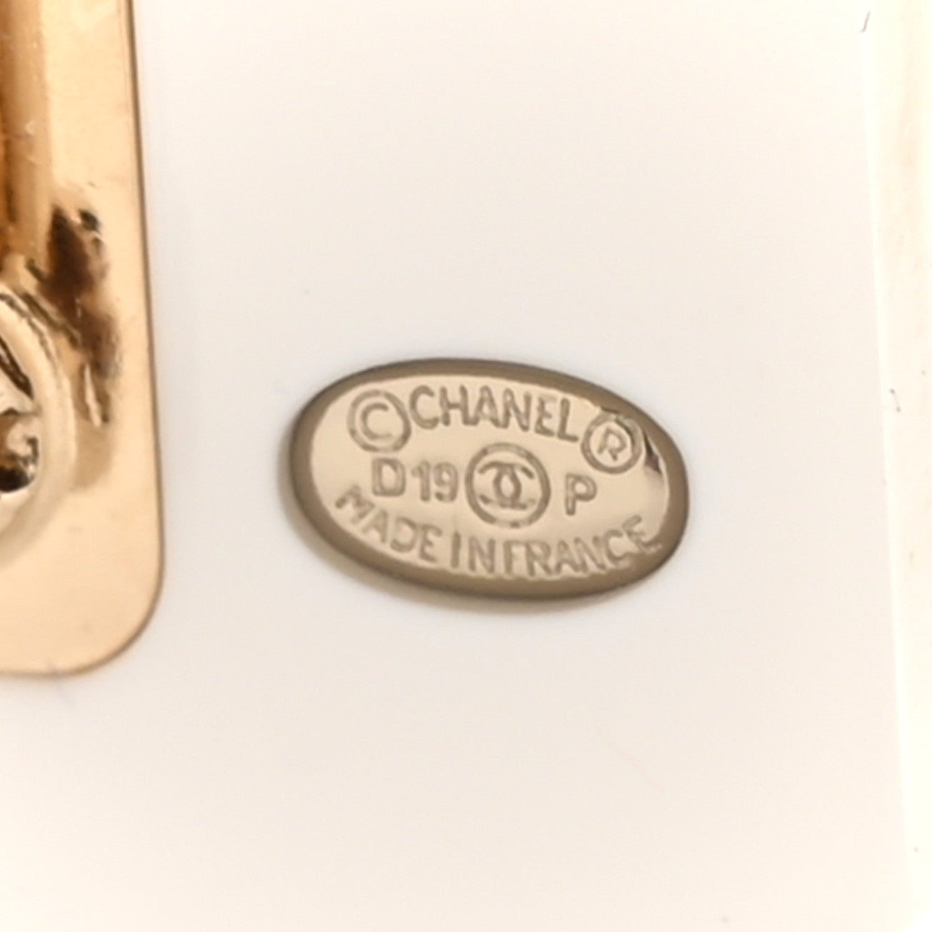 Chanel Resin Pearl Tweed Cardigan CC Brooch Black White 1594185