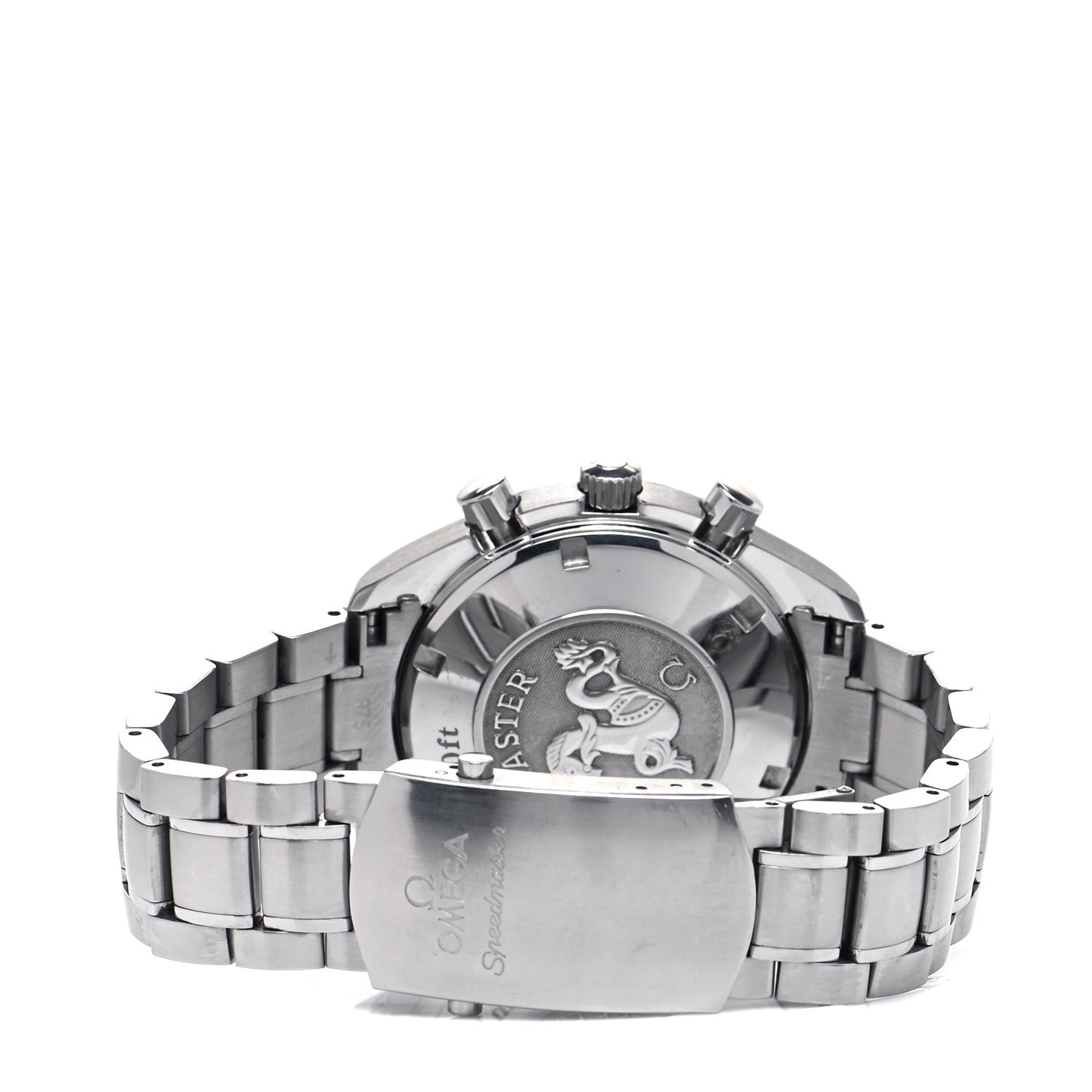 Stainless Steel 40mm Speedmaster Date Automatic Watch Black 3210.50