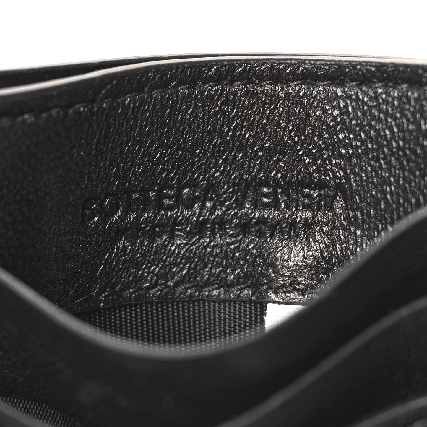 Nappa Intrecciato VN Card Case Black