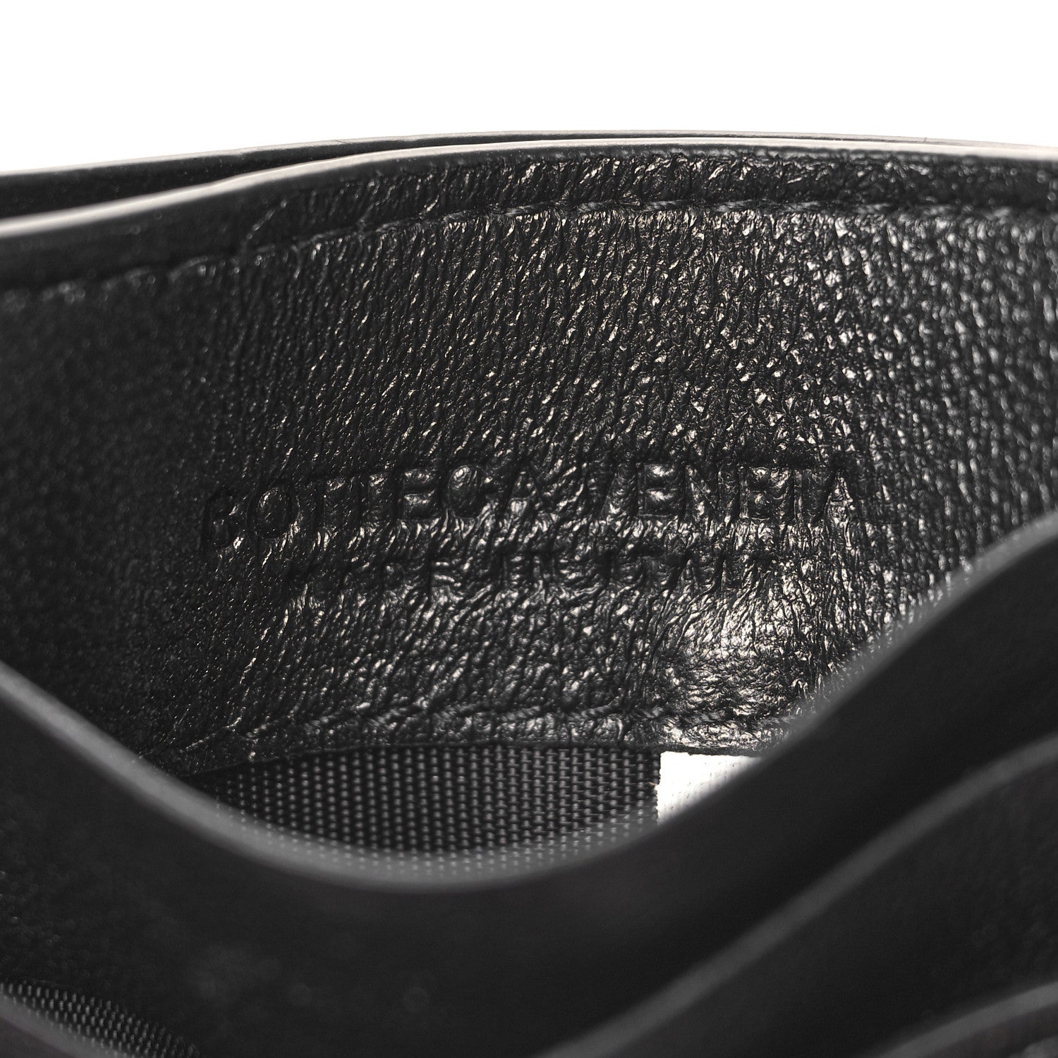 Bottega Veneta Nappa Intrecciato VN Card Case Black 6 of 7