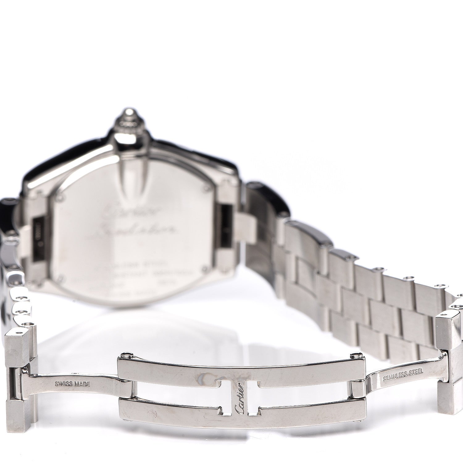 Cartier Stainless Steel 31mm Roadster Quartz Watch Pink 6 of 7