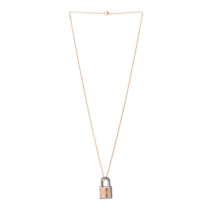 Hermes Swift Small O'Kelly Pendant Necklace Bleu Lin 3 of 8
