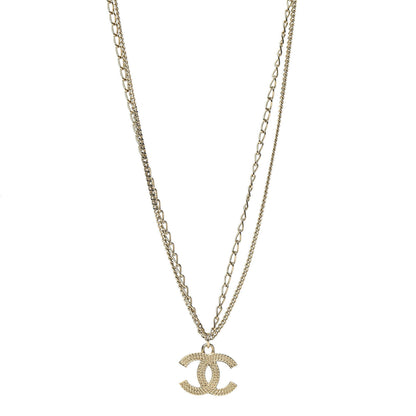 Chanel CC Multi Strand Chain Necklace Gold 1 of 4