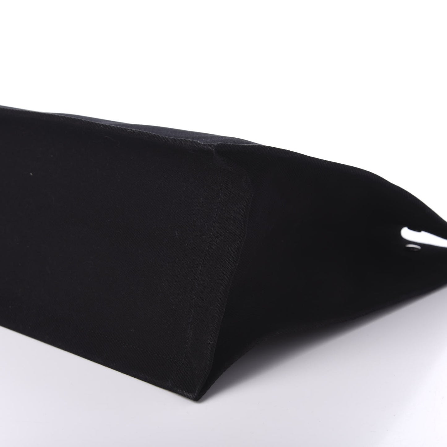 Linen Calfskin Rive Gauche Tote Black