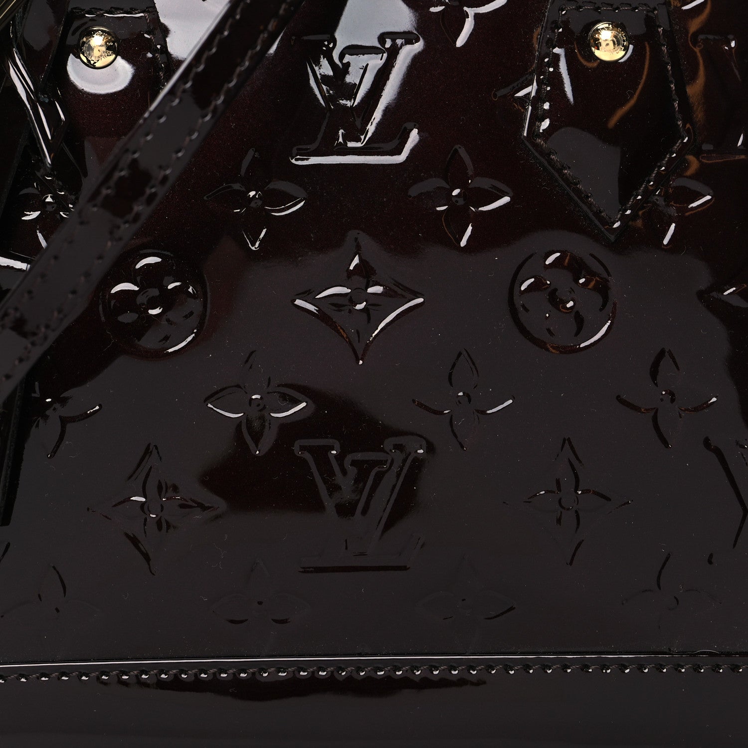Louis Vuitton Vernis Alma BB Amarante 7 of 9