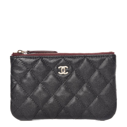Chanel Caviar Quilted Small Cosmetic Case Black 1 of 8