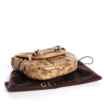 Gucci Anaconda Tigrette Shoulder Bag Gold 4 of 9