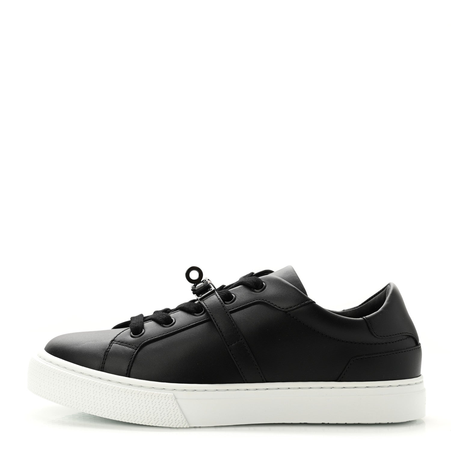 Hermes Calfskin Day Sneakers 37 Black 1 of 9