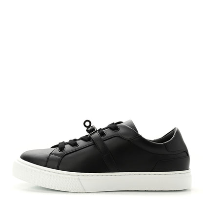 Hermes Calfskin Day Sneakers 37 Black 1 of 9