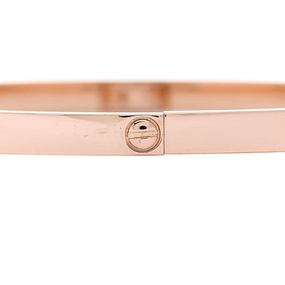 Cartier 18K Pink Gold Small LOVE Bracelet 18 5 of 8