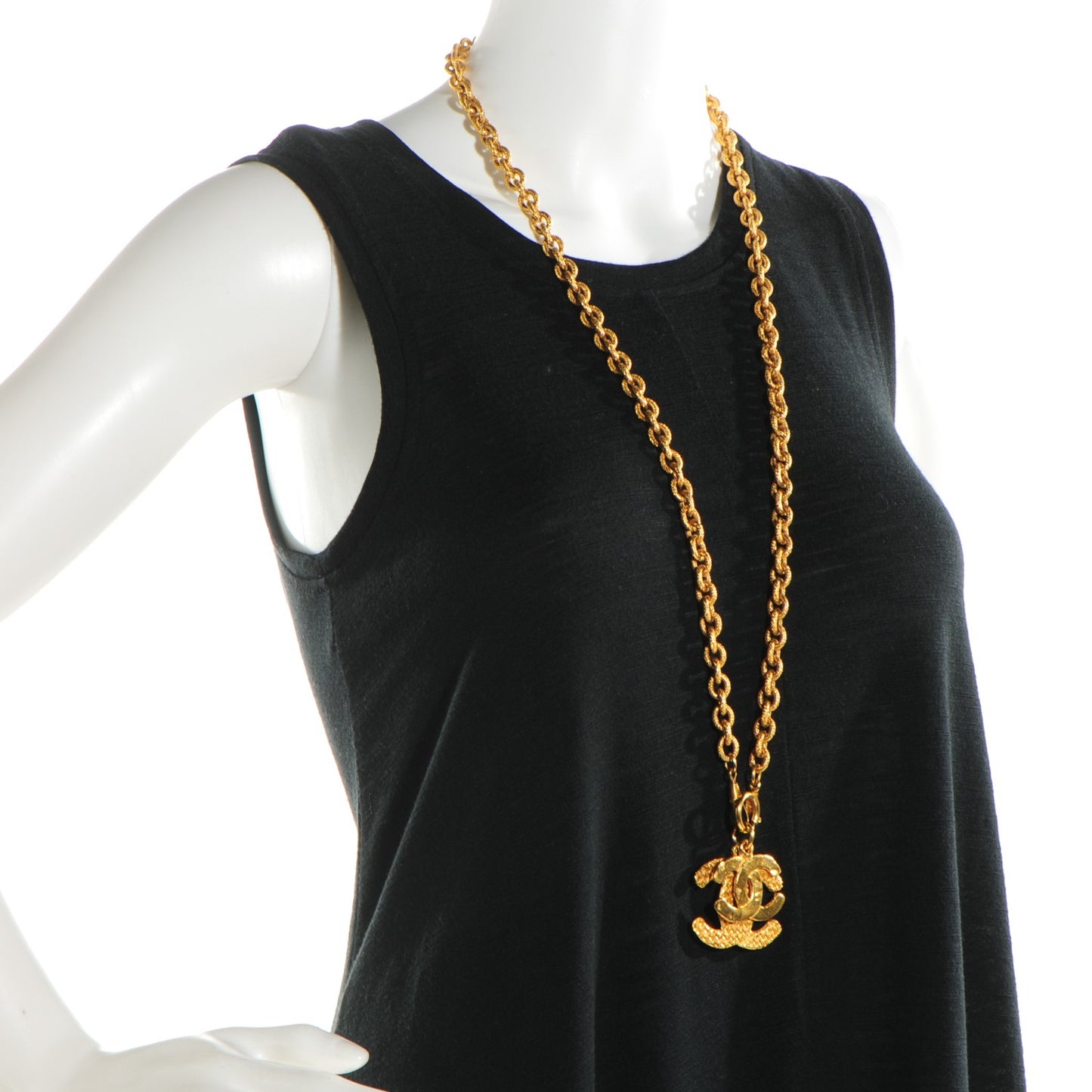 CC Long Necklace Gold